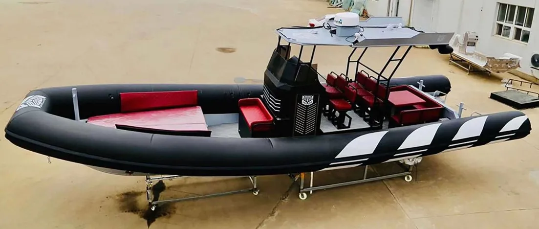 High Performance 28ft Aluminum Rib 860 Pvc/hypalon Boat With Double ...