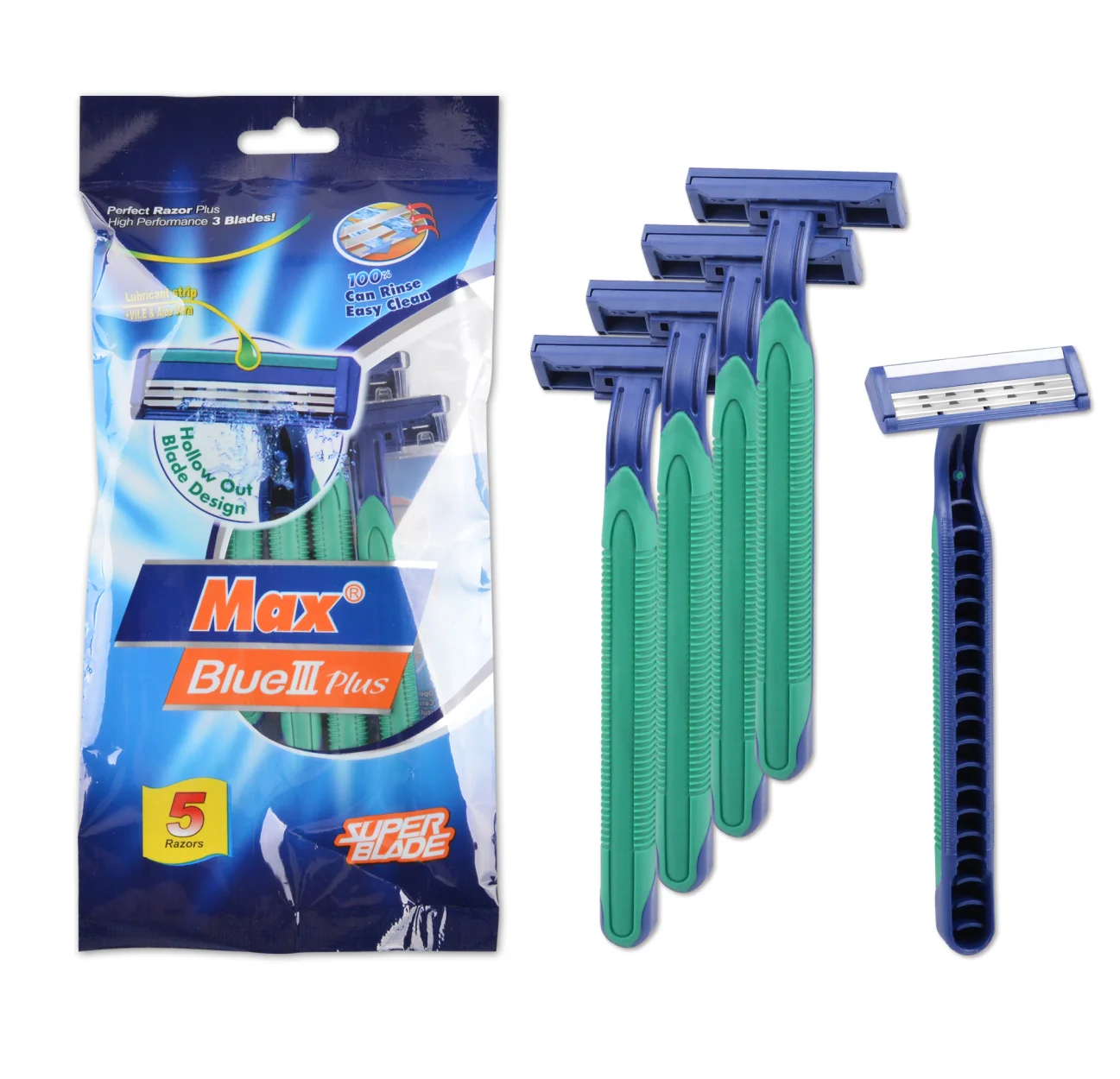 3 Blade Disposable Razor Brand Name Razor Blades Men's Shaving Razor