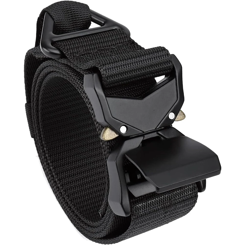 Waterproof Multifunctional Fashionable Adjustable Training Tactical Belt Durable Men Nylon Work Heavy Duty Belt
