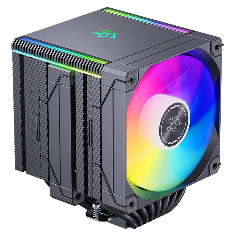 man MT880-V4 CPUクーラー 空冷 ARGB SNOWMAN MT880-V4 8 Pipes Copper 5V ARGB Heatsink Radiator for AMD