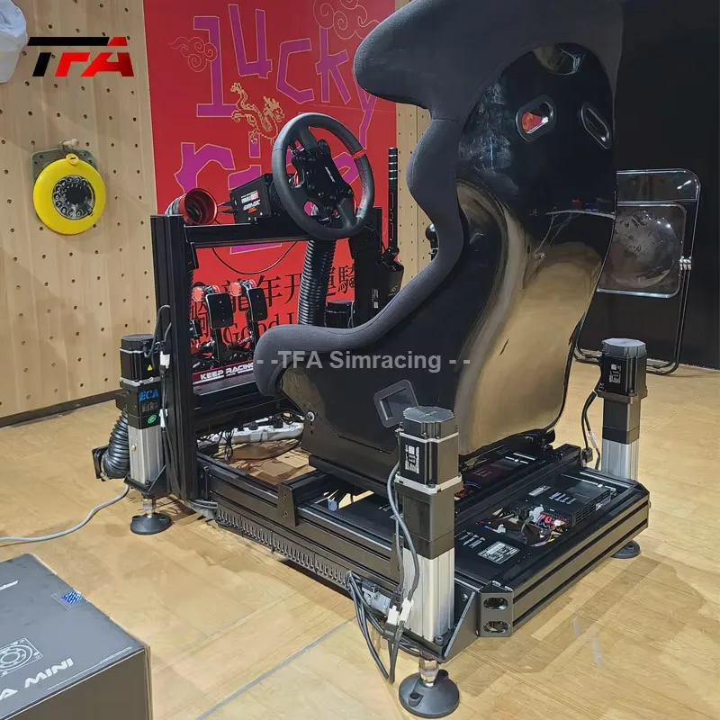 Multiple Player Simracing Motion Actuator Sim Racing Rig Motion Simulator 4 Dof 2dof 6dof Motion Platform Flight Simulator