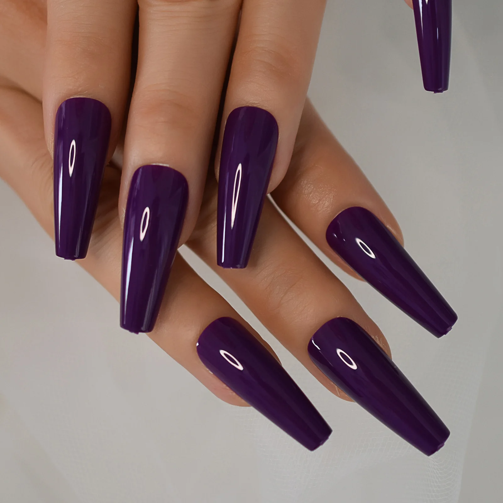 16 Purple Acrylic Nail Design Ideas  Moms Got the Stuff