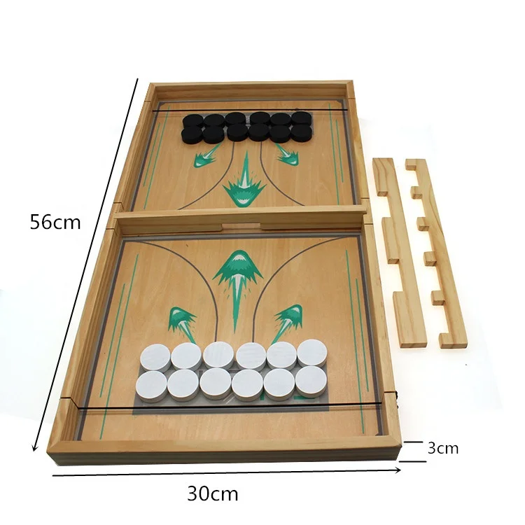 High Quality 4 In 1 Advanced Level Wooden Board Game Hockey Fast Sling Puck  Game Large For Family - Buy Large Fast Sling Puck Game,Portable Table  Hockey Game,Wooden Board Game Product on Alibaba.com