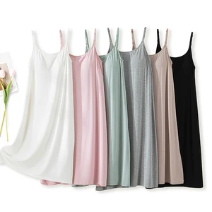 Maternity Loose-fitting Plus-size Nursing Camisole slip Dress for Outer Wear During Pregnancy,