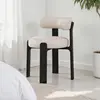 Bois massif noir et cuir - assemblage à réaliser soi-même