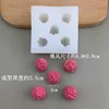 Extra Large 5-Hole Raspberry Mold, Semi-Transparent