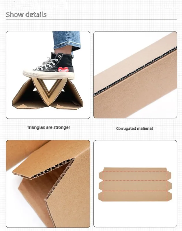 Triangular Shipping Corrugated Box Fishing Rod Paper Long Plant Shipping Box For Flower Paper