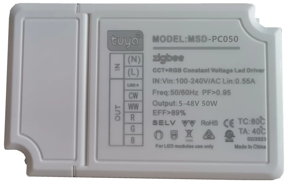 10W 350mA Constant Current Smart Home Zigbee Wifi Tuya Dali Dimming Led Driver for Led Lights