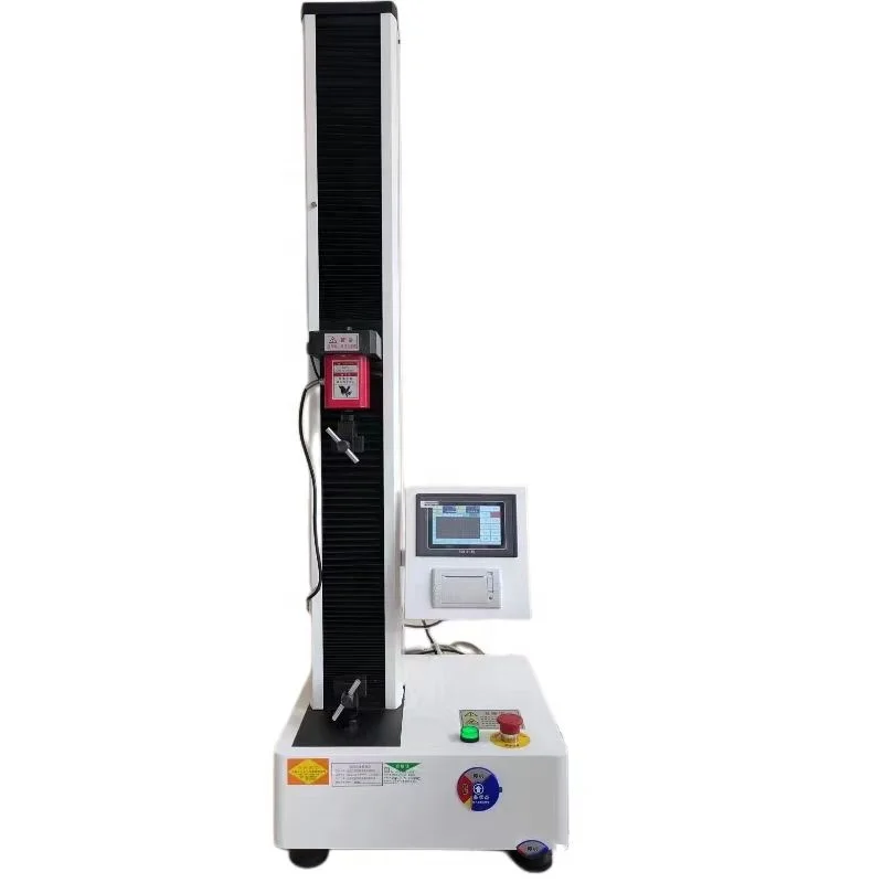 Plastic Film Fishing Line Strength Elongation Tester Single Column