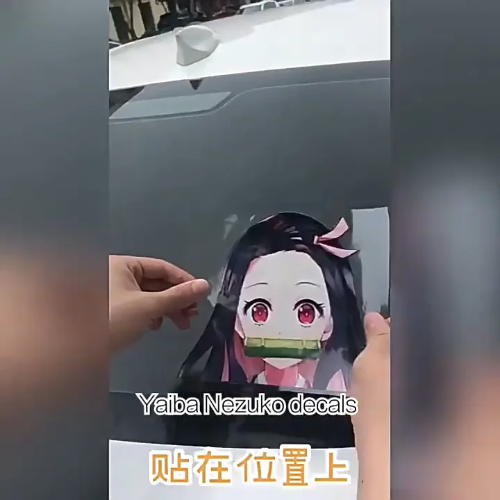 Demon Slayer Nezuko Cartoon Car Laptop Stickers