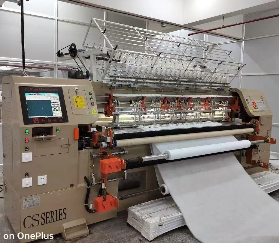 Affordable Computerized Quilting Machine for Blanket Making with Edge Cutting Device