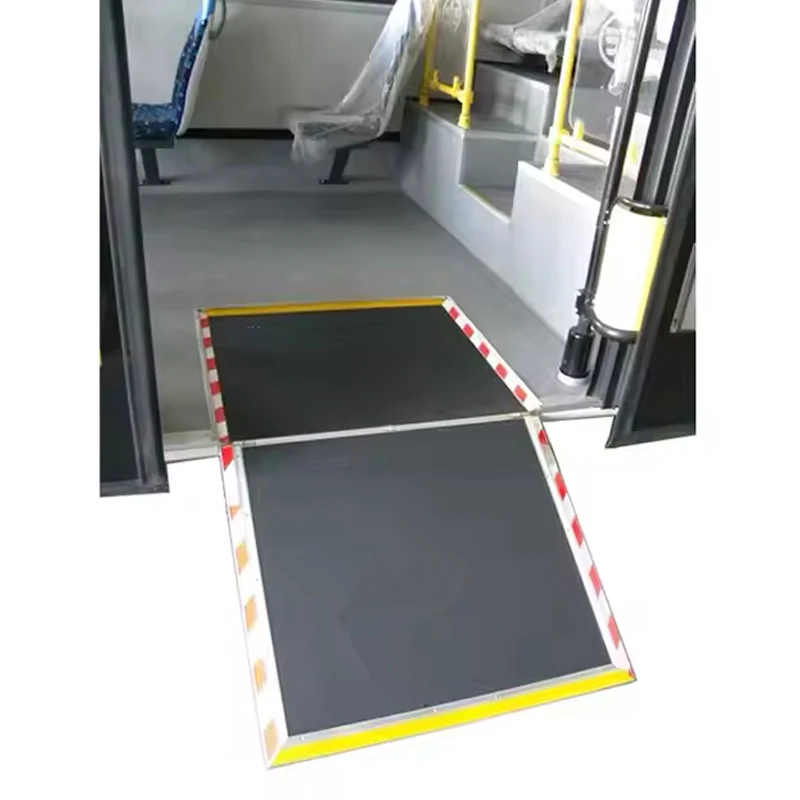 Aluminum Minibus Bus Wheelchair Ramp for Elderly Disabled