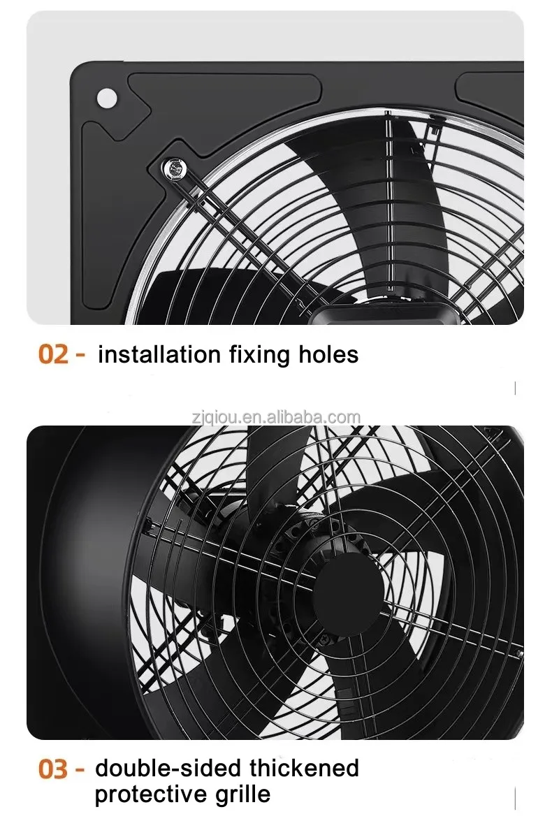 Axial Flow Fan, 250mm, 220V, Electric - detail 10
