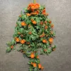 Colgante de pared de margarita naranja