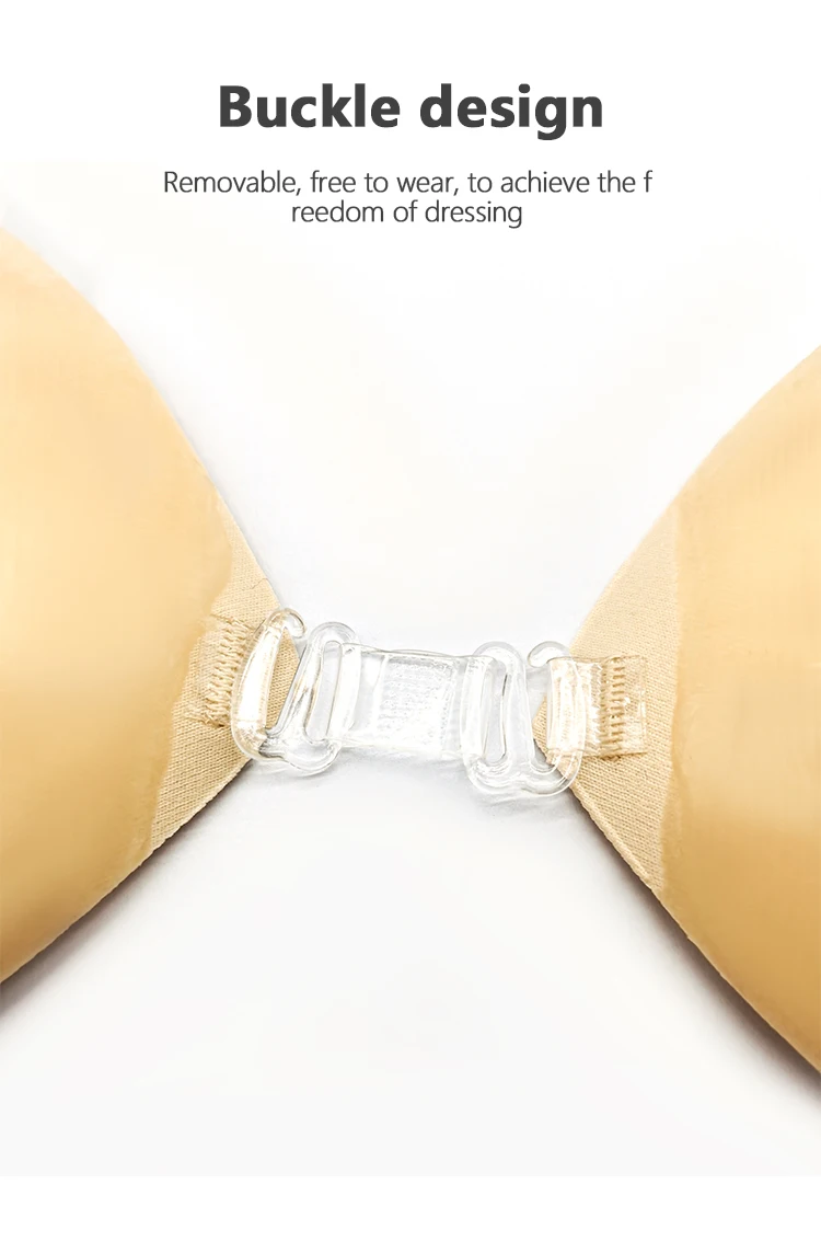 Hot Washable Doublesided Adhesive Triangle Sponge Pushup Stick On Bra