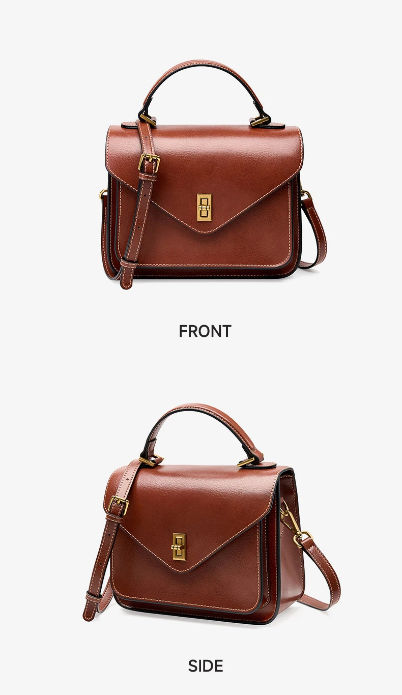 Lady Custom Made Real Leather Handbag Bag Luxury Genuine Leather Woman ...