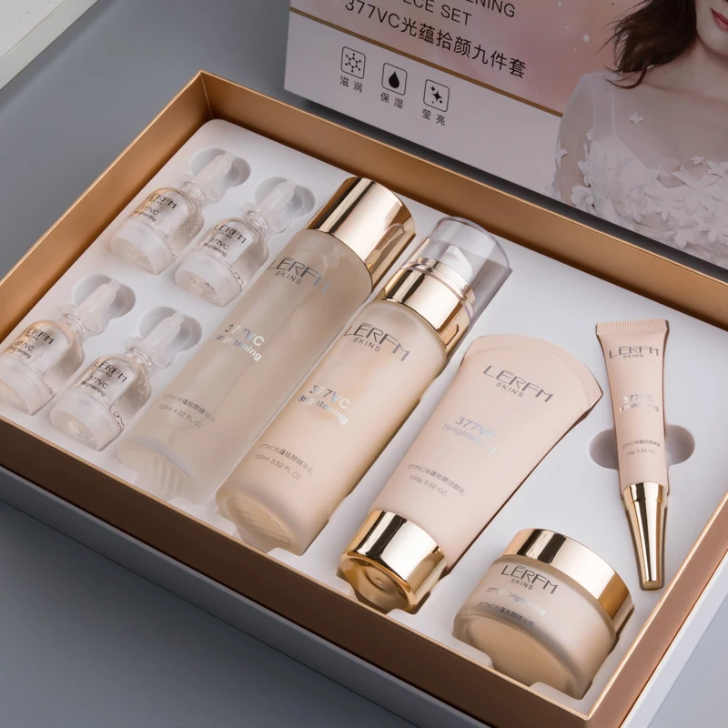 Oem Odm Private Label LERFM SymWhite 377 Glowing Revitalizing Skincare Set Vitamin C Skin Care Kit