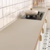Interstellar light gray waterproof and oil-proof stove mat