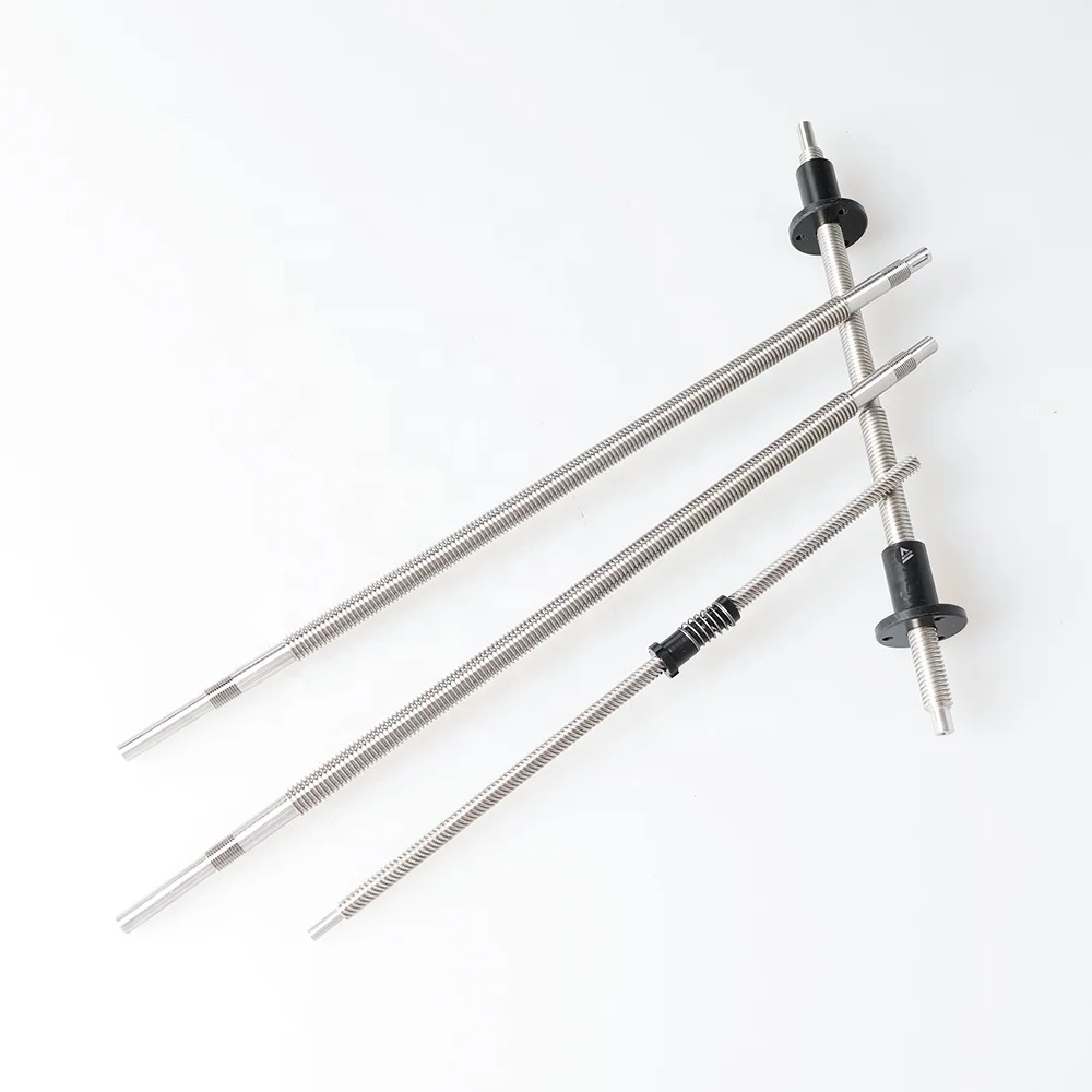 4mm 5mm 6mm 8mm 10mm 12mm Various Miniature T4 T5 T6 T8 T10 T12 Stainless Steel Carbon Steel Trapezoidal Lead Screws