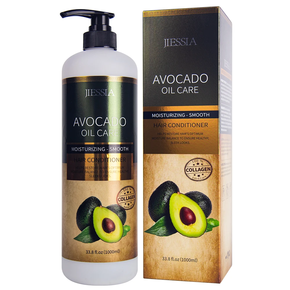 Hair Products  Beauty Product Anti Dandruff Oil Control Smoothing Avocado Oil Natural Hair Shampoo and Conditioner
