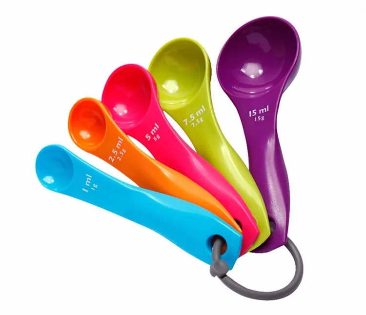 Sugar Cooking Plastic Measuring Spoons Diy Baking Measures Spoons Cup ...