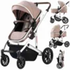Baby Stroller with car seat Khaki