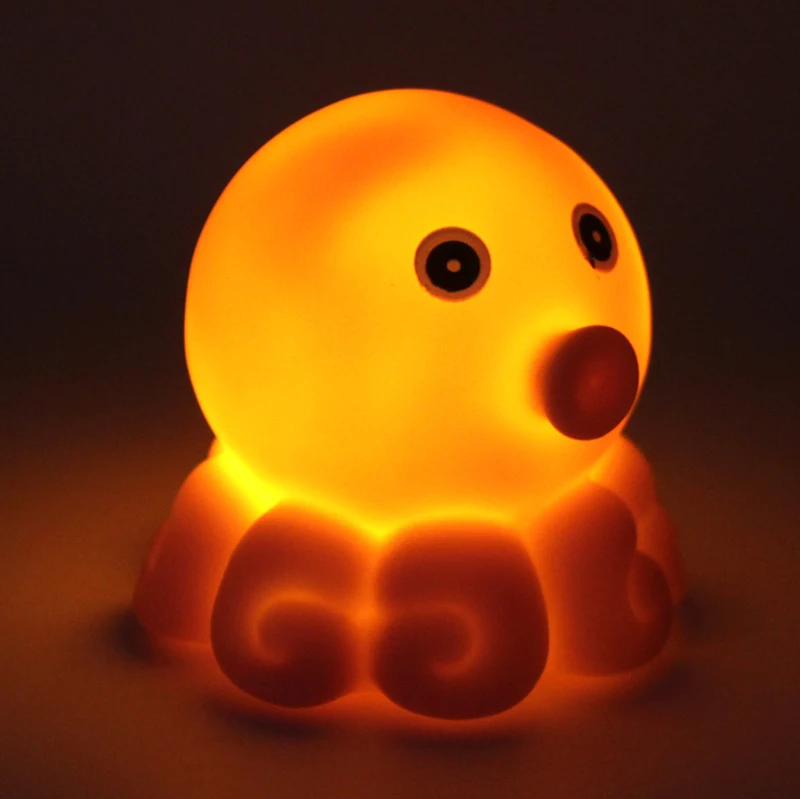 light up octopus bath toy