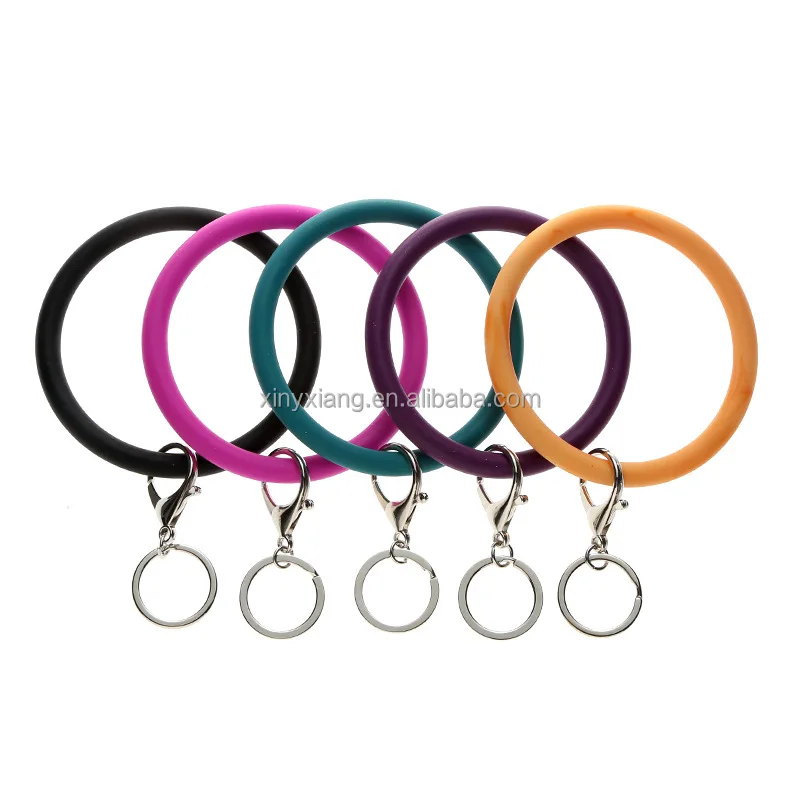 silicone bangle keyring wholesale