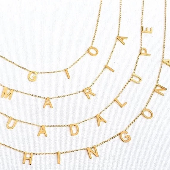 Name Necklace Gold Jewelry Gift Fashion 