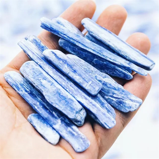 New arrivals rough crystals healing stones natural blue kyanite