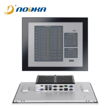 19 inch Capacitive Touch Screen Panel PC Fanless Integrated IP65 Waterproof Panel PC
