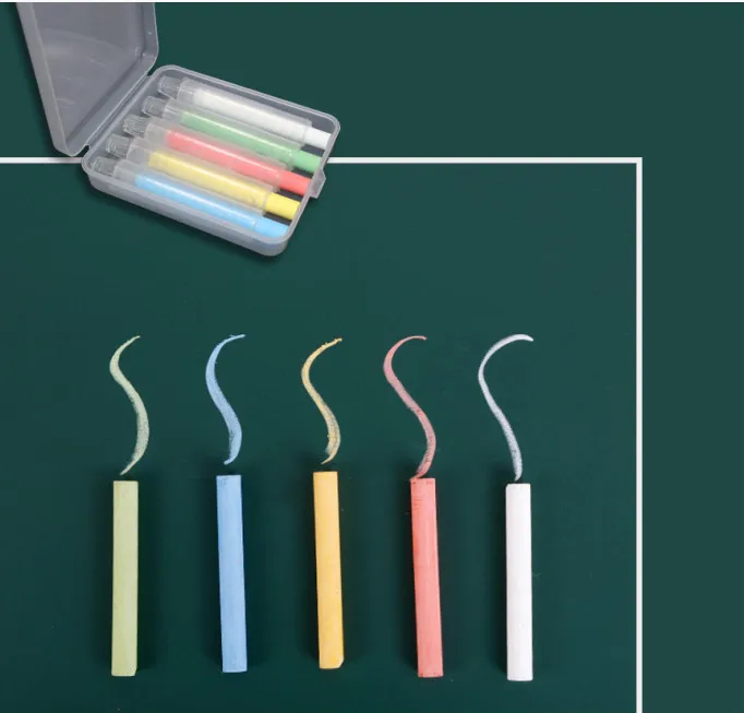 
 Экологически безопасный, гладкий зеленый Мел для письма, Цветной мел без пыли  