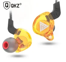 Hot Selling Qkz AK6 EDX Pro 1DD Dynamic Earphones HIFI Bass Earbuds in Ear Monitor Sport Noise Cancelling Headset