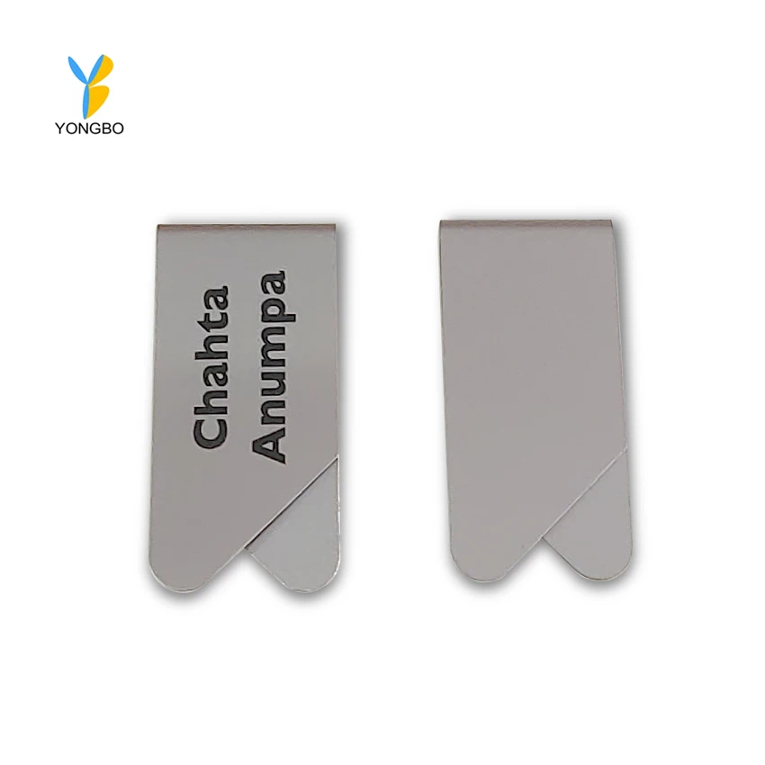 Высококачественная Серебряная закладка для блокнота зажимы бумаги аксессуары крыльев офиса канцелярские принадлежности