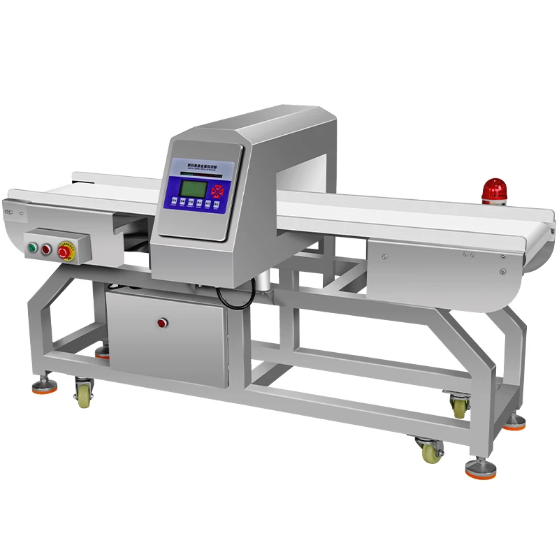 Automatic Program Sensitivity Belt Conveyor Food Metal Detector Machine With Reject