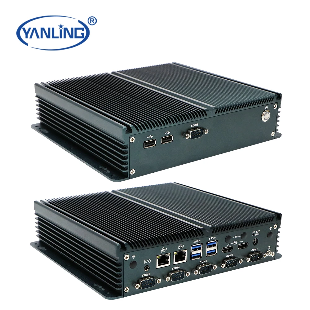 New Arrival Fanless Mini Industrial PC N100 Single Board Embedded Computer with 3 M2 Slots and Wake on Lan in Stock