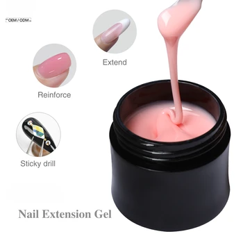 Wholesale Hard Gel Private Label Construction Solid Nail Gel Extension Jelly Buildering Gel Nail Polish