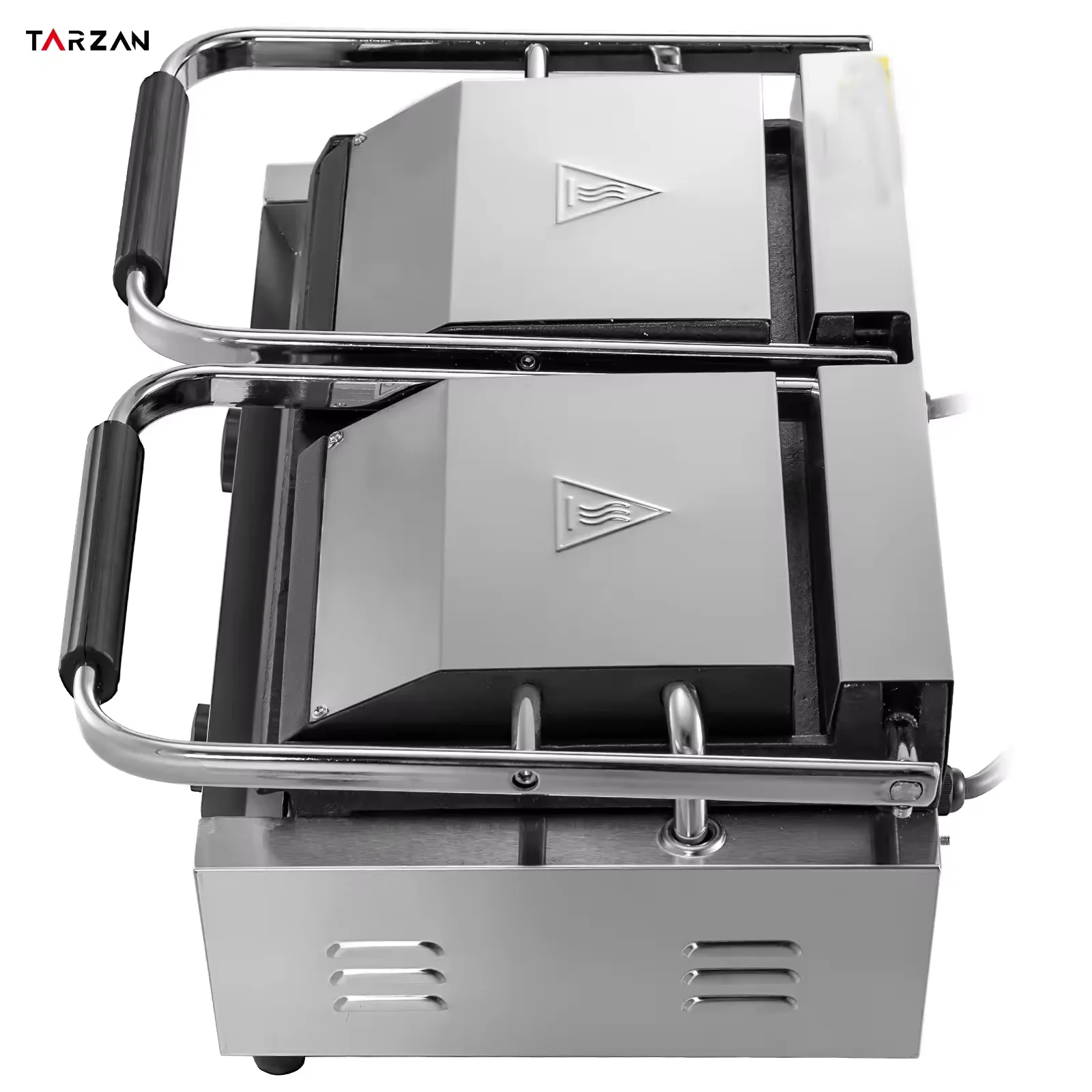 Commercial Stainless Steel Electric Panini Press Grill with Sandwich Maker Down Flat Contact Grill and Griddle Smokeless manufacture