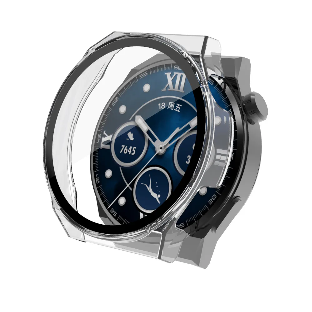 Жесткий Чехол-рамка из поликарбоната для смарт-часов Huawei watch GT 3 Pro 46 мм чехол с полным покрытием стеклянная защита экрана оболочка