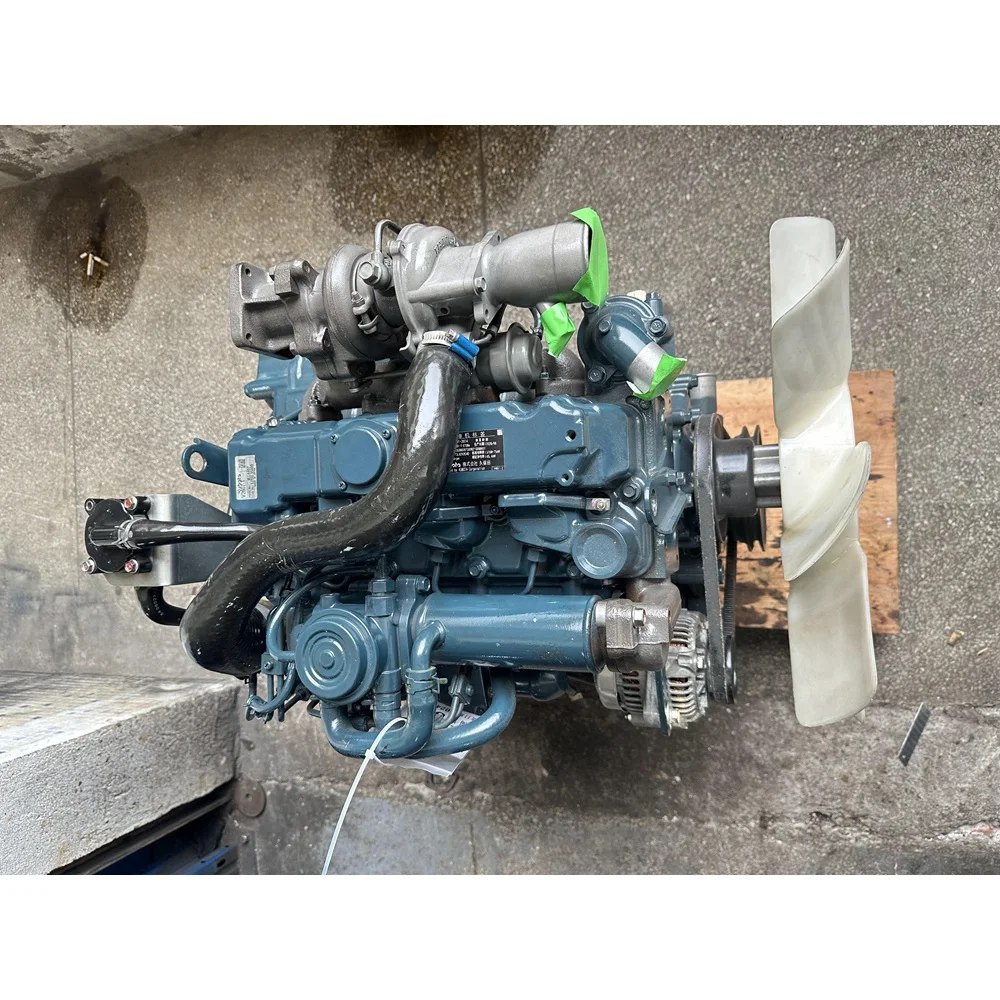 V2607T Complete Engine Assembly 8LL4407 2400RPM 45.4KW Fit for Kubota Engine