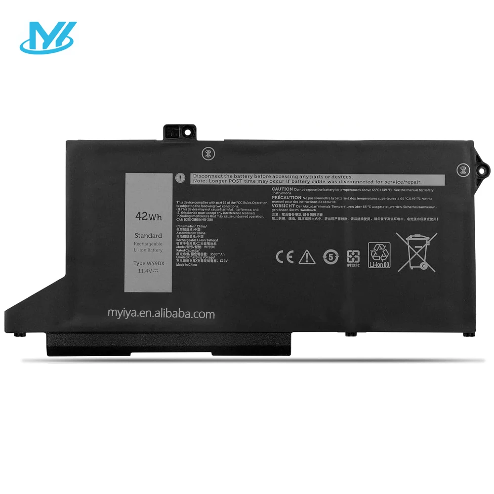 RJ40G Replacement Battery For Dell Latitude 14-5420, 15-5520 & Precision 15 3560 – 63Wh, 15.2V Li-Ion