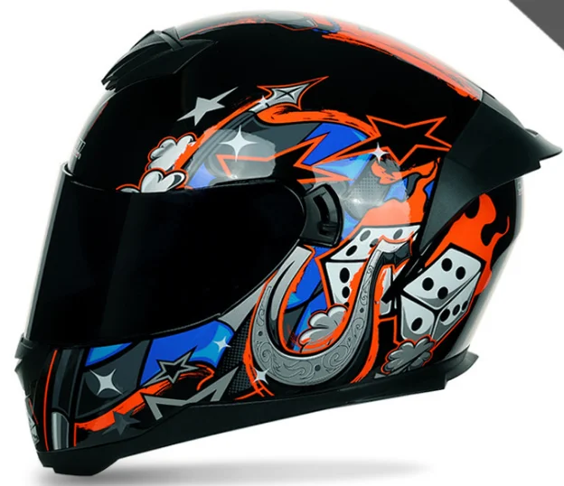 custom made full face motorcycle helmets DOT Approved Dual Visor Flip Up Helmet Modular Motorcycle Helmet Adult Personalized Motorcycle Helmet Men Women Helmet S~XXL(55~64cm) : Automotive NEW ! VINTAGE CUSTOM FULLFACE