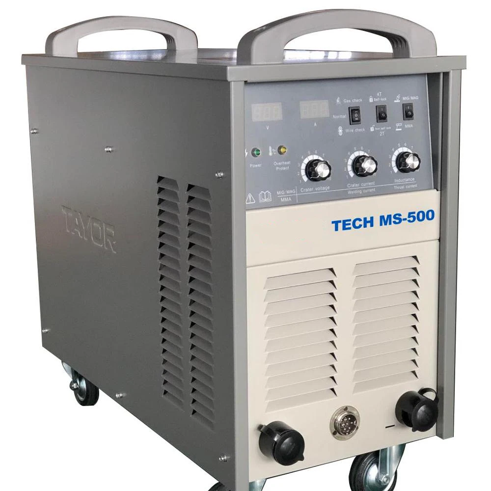 Cheap Carbon Steel MIG Welder Model Ms500 1 Year Warranty 31kg Lightweight ISO Certified OEM Available 534x252x500mm Dimensions factory