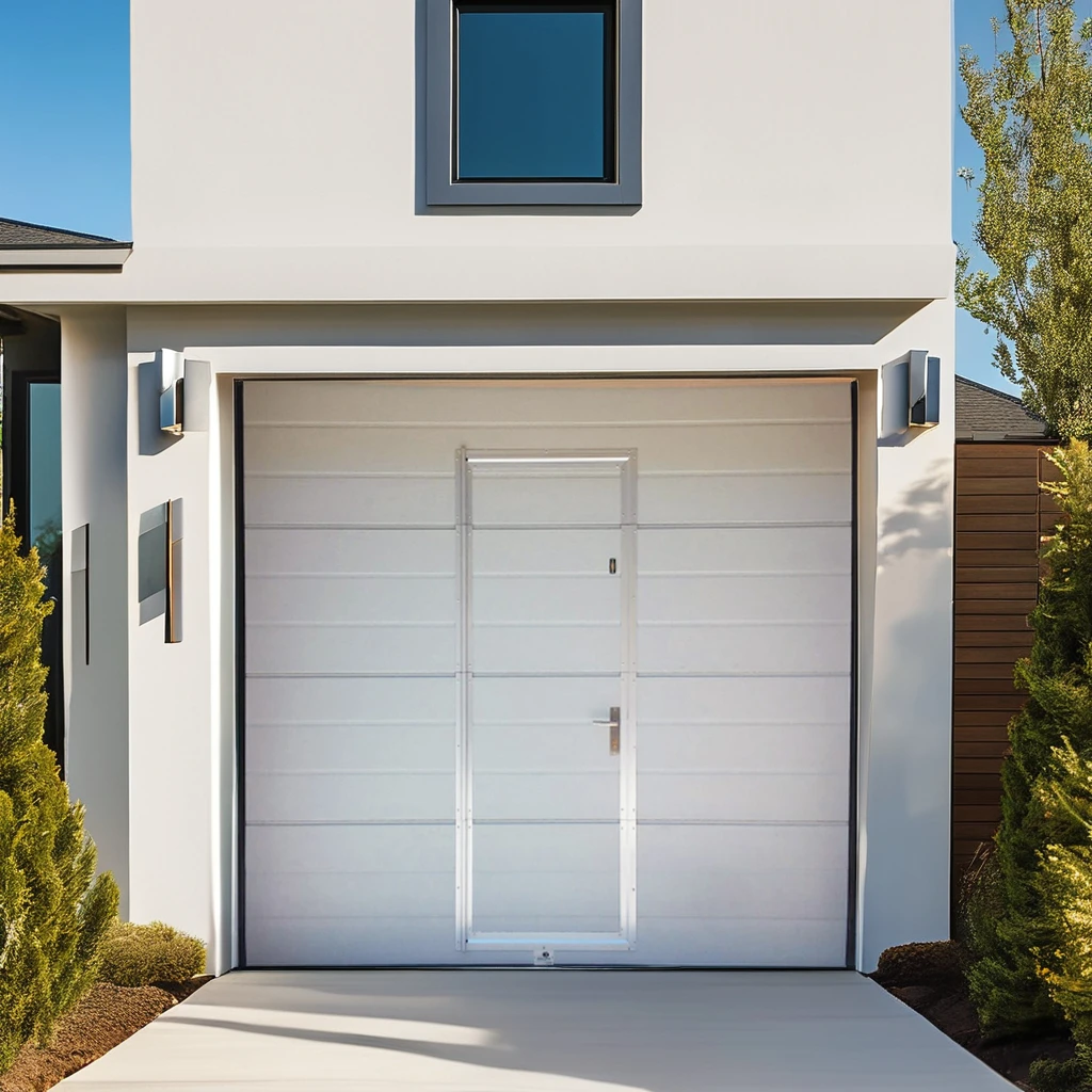 Modern Designed Steel  with Small Pass Door automated sectional doors for Villa Application manufacture