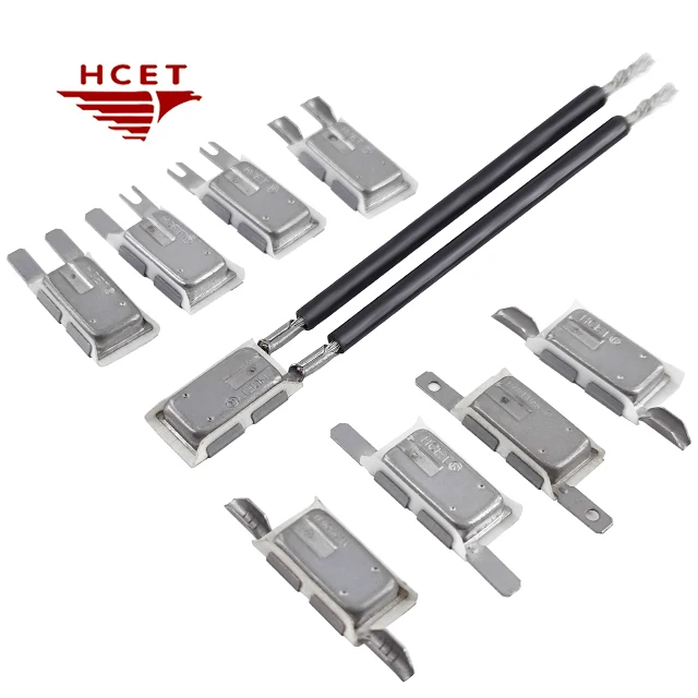 HCET HC01/5AP 6AP Electric Motor Protector Bimetal Thermal Cutoff Switch for Car Regulator Engine Reliability Thermal Metal