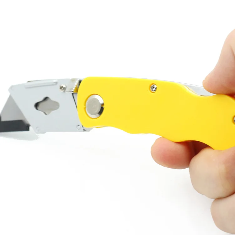 Foldable Utility Knife with extra 5pcs Blades Paper Box Cutter Safety Knife Cutter Knife Set