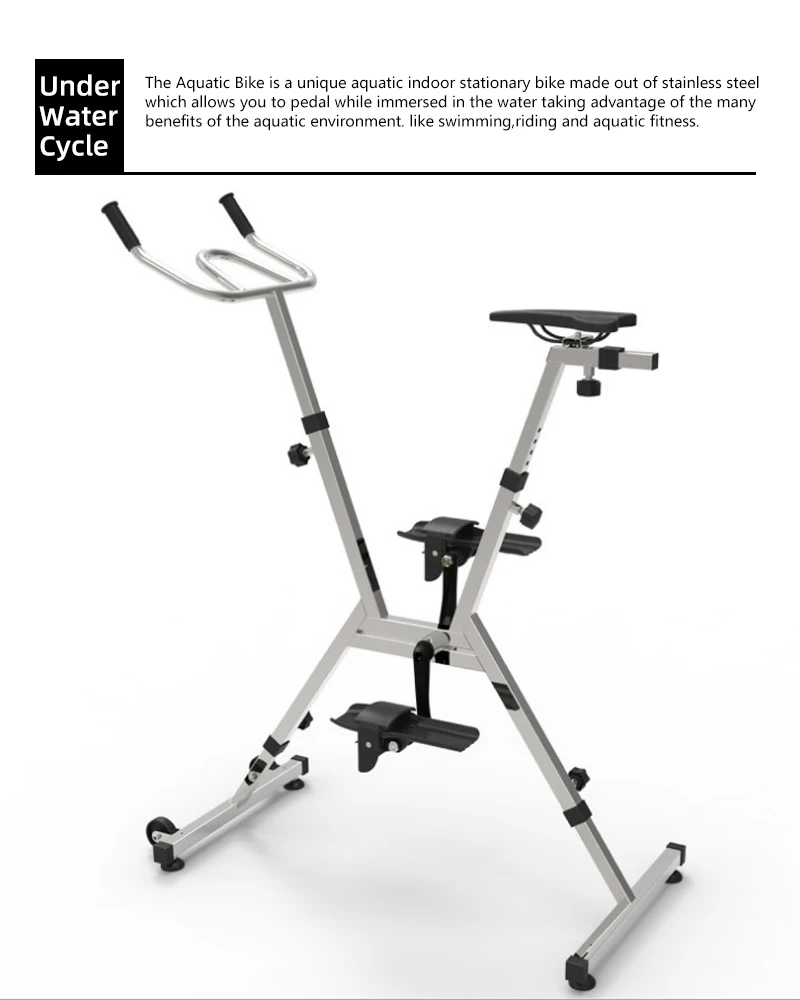 Underwater Spinning Bike Stainless Steel Water Bicycle Accessories