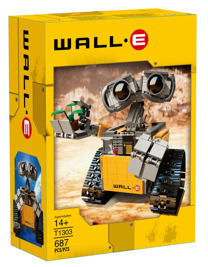 687pcs Wall E The Robot Building Model Idea Technic Figures Toy Bricks ...