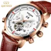 Marron et Or Rose Blanc