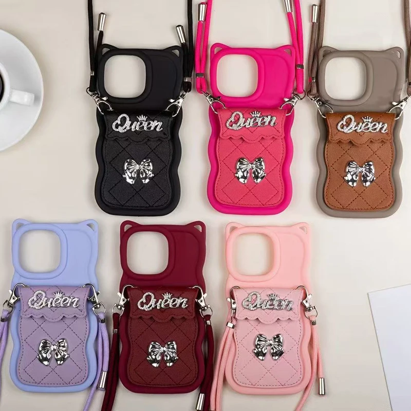 バッグ TAGLIOVIVO Phone Case Portable Crossbody Wallet Phone Case for Tecno CAMON 40 PRO